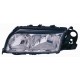 Faro proiettore H7-H7 cornice cromata guida - sx