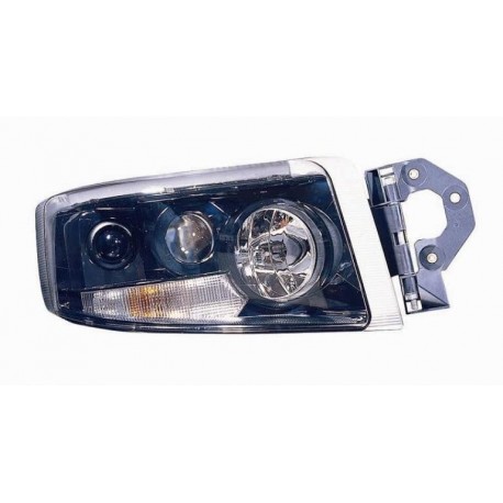 Faro proiettore H1-H7 senza fendi parabola nera dx