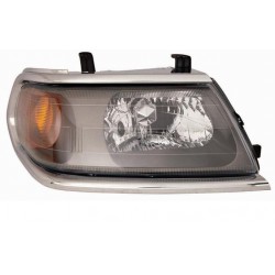 Faro proiettore H4 cornice cromata dx