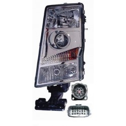 Faro proiettore H7 connettore ovale rettangolare sx