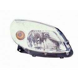 Faro proiettore H4 parabola cromata passeggero dx