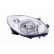 Faro proiettore H4 parabola cromata passeggero dx