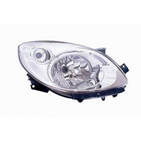 Faro proiettore H4 parabola cromata passeggero dx