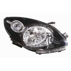 Faro proiettore H4 parabola nera passeggero dx
