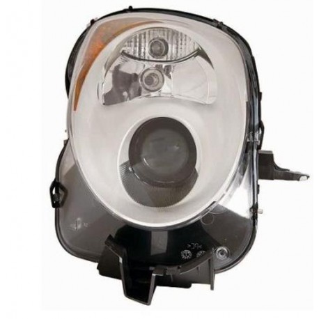 Faro proiettore H7-H7 con motorino passeggero - dx