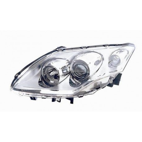 Faro proiettore H7-H7 parabola cromata guida - sx