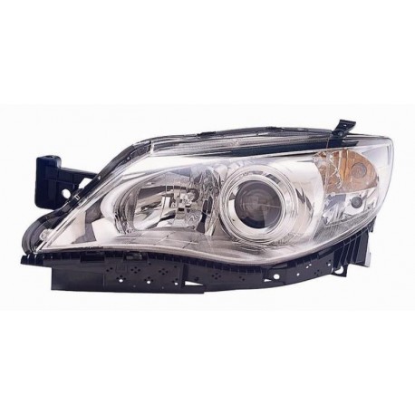 Faro proiettore H7-HB3 parabola cromata sx