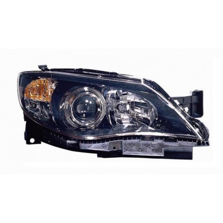 Faro proiettore H7-HB3 parabola nera dx