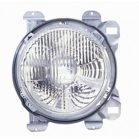 Faro proiettore H4 con cornice guida - sx