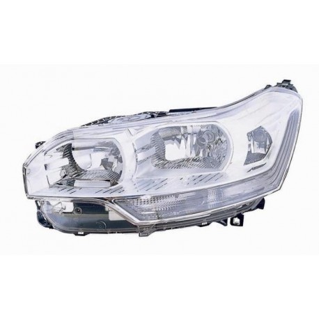 Faro proiettore H7-H7-H1 guida - sx