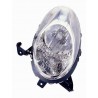 Faro proiettore H4 parabola cromata passeggero - dx
