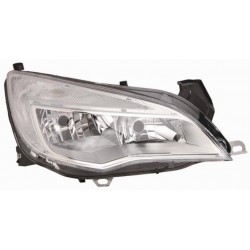 Faro proiettore H7-H7 parabola cromata passeggero - dx