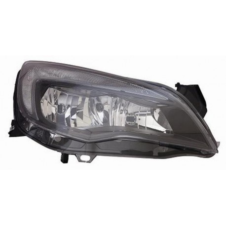 Faro proiettore H7-H7 parabola nera passeggero - dx