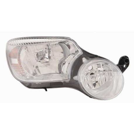 Faro proiettore H4 senza fendinebbia passeggero - dx