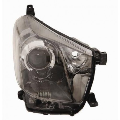 Faro proiettore HIR2 parabola nera passeggero - dx