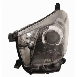 Faro proiettore HIR2 parabola nera guida - sx