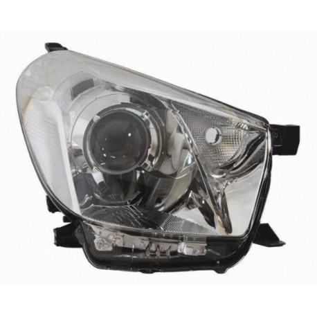 Faro proiettore HIR2 parabola cromata passeggero - dx