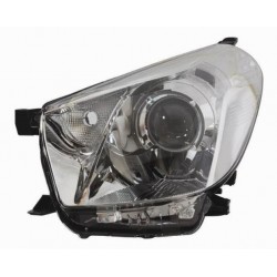 Faro proiettore HIR2 parabola cromata guida - sx