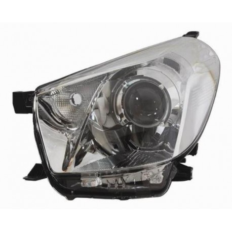 Faro proiettore HIR2 parabola cromata guida - sx