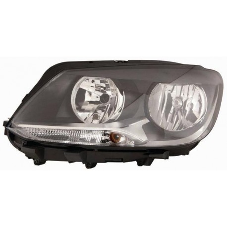 Faro proiettore H7-H15 2 parabole guida - sx