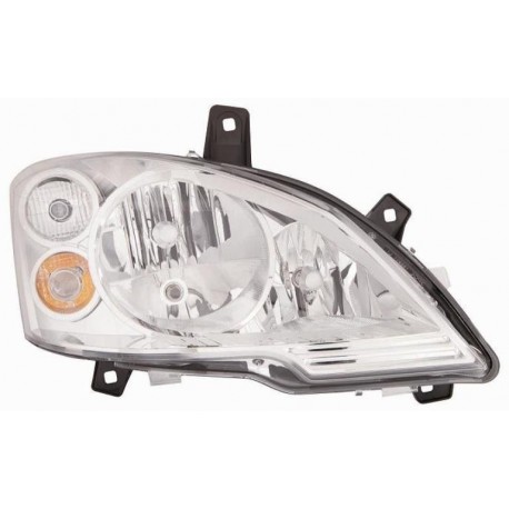 Faro proiettore H7-H7-H7 con motorino dx