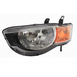 Faro proiettore H4 con motorino guida - sx