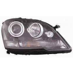 Faro proiettore H7-H7 cparabola nera dx