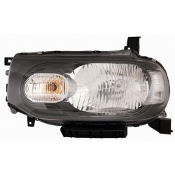 Faro proiettore H4 parabola nera passeggero - dx