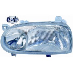 Faro proiettore H1-H1 2 parabole guida - sx