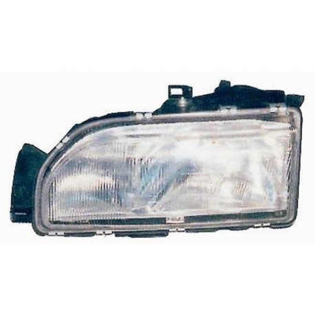 Faro proiettore H4-H3 2 parabole guida - sx