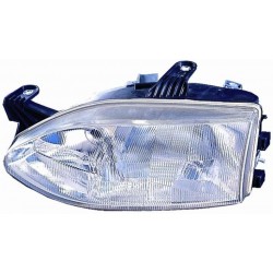 Faro proiettore H7-H3 2 parabole guida - sx