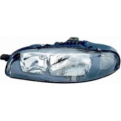 Faro proiettore H1-H1 vetro rigato guida - sx