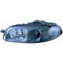 Faro proiettore H1-H1 vetro liscio guida - sx