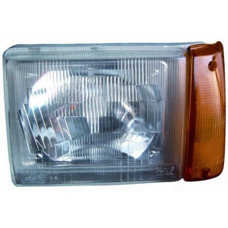 Faro proiettore R2 freccia arancio asimmetrico guida sx