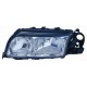 Faro proiettore H7-H7 cornice nera guida - sx