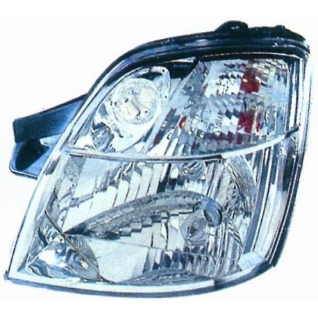 Faro proiettore H4 regolazione elettrica guida - sx