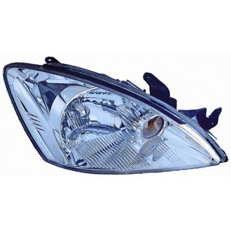 Faro proiettore H4 parabola cromata passeggero - dx