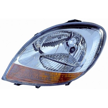 Faro proiettore H4 freccia arancio guida - sx