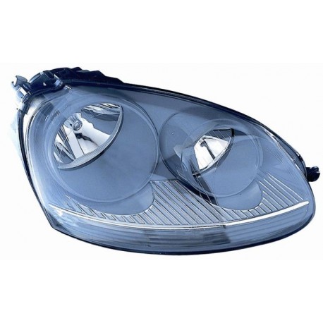 Faro proiettore H7-H7 parabola grigio scura dx