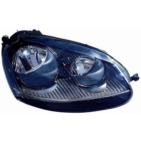 Faro proiettore H7-H7 parabola nera dx