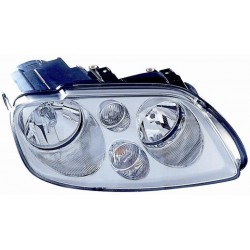 Faro proiettore H7-H7 parabola cromata dx