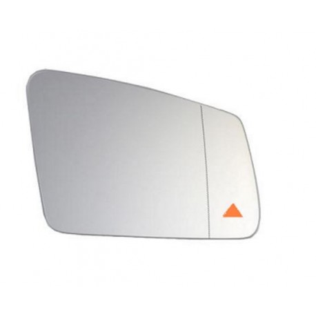 Piastra specchietto termica con vetro lato guida - sx