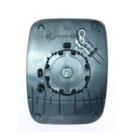 Piastra specchietto termica con vetro lato guida - sx