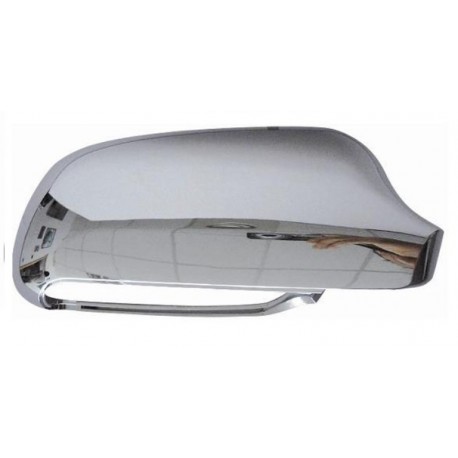 Calotta specchietto retrovisore cromata in alluminio passeggero dx