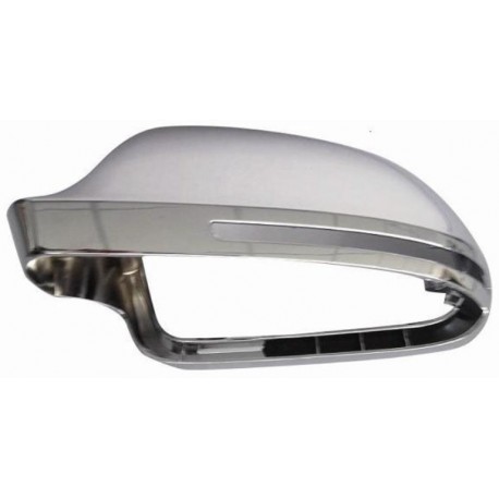 Calotta specchietto retrovisore cromata guida sx