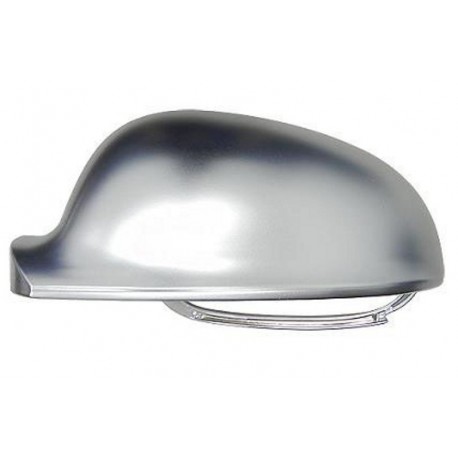 Calotta specchietto retrovisore cromata in alluminio guida sx