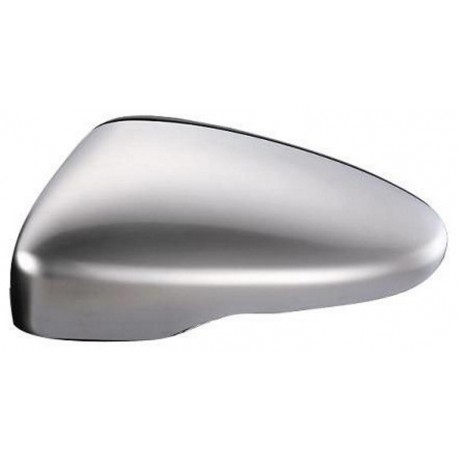Calotta specchietto retrovisore cromata in alluminio guida sx