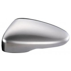 Calotta specchietto retrovisore cromata in alluminio guida sx