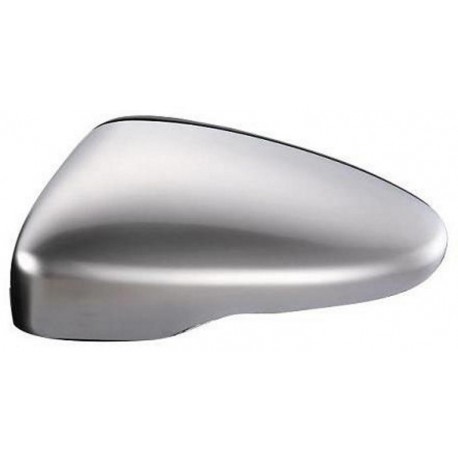 Calotta specchietto retrovisore cromata in alluminio guida sx