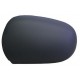 Calotta specchietto retrovisore nera guida sx